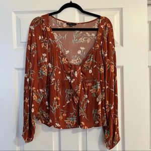 Floral Bohemian Top